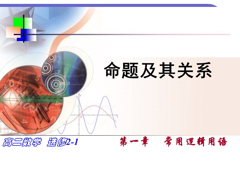 河北省抚宁县第六中学人教a版高中数学选修2-1课件：1.1命题（共21张ppt）.ppt_第1页