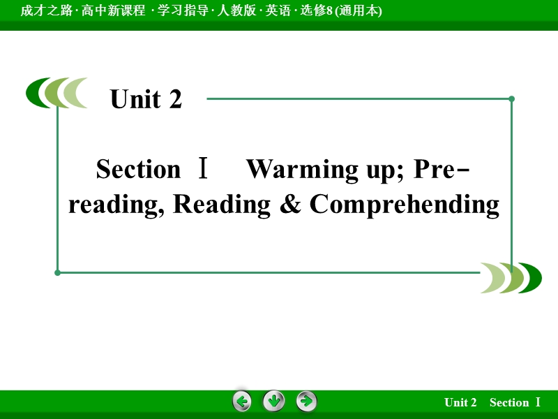 高中英语选修八课件：unit 2 section 1.ppt_第3页