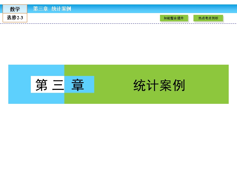 【金版新学案】最新版高二年级下学期新课标a版高中数学选修2-3 章末高效整合3课件.ppt_第1页