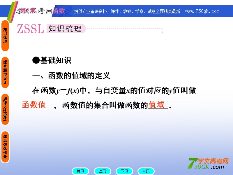 河北清河中学高一数学课件：2.3 函数的值域与最值.ppt_第2页