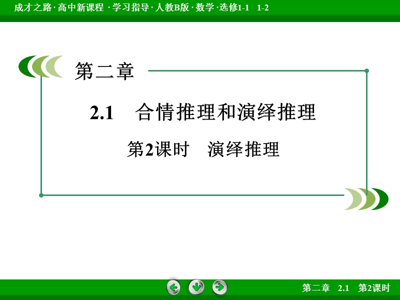 成才之路人教b版数学选修1-2课件：第2章 推理与证明2.1 第2课时.ppt_第3页