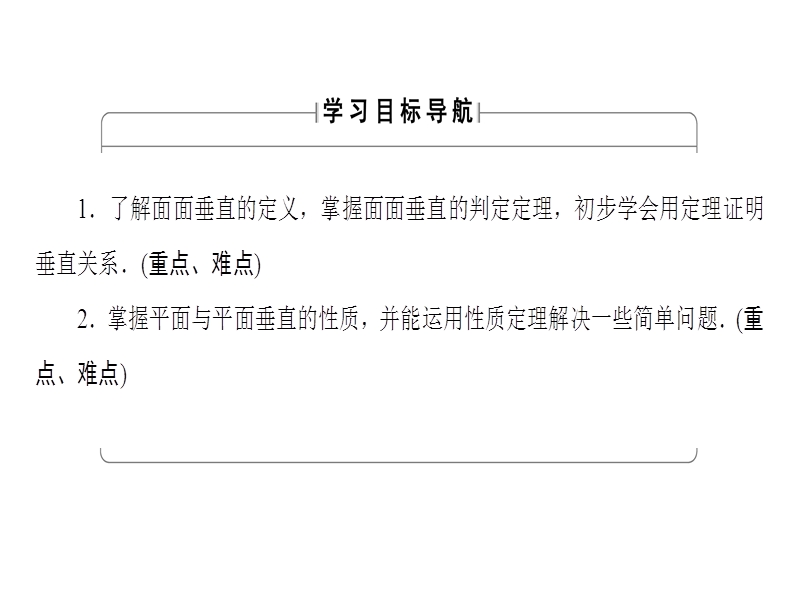 高中数学人教b版必修2课件：1.2.3.2 平面与平面垂直.ppt_第2页