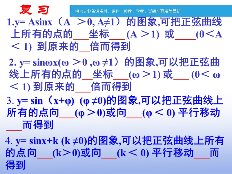 高一数学人教b版必修4课件：1.3.1 正弦型函数题型分析与求解.ppt_第2页