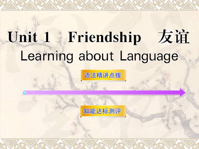 英语：unit1《friendship》learning about language（新人教版必修1）湖北专用.ppt_第1页