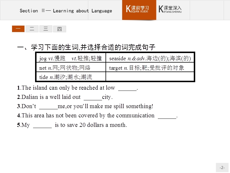 【测控设计】高二英语人教版选修7课件：3.2 learning about language.ppt_第2页