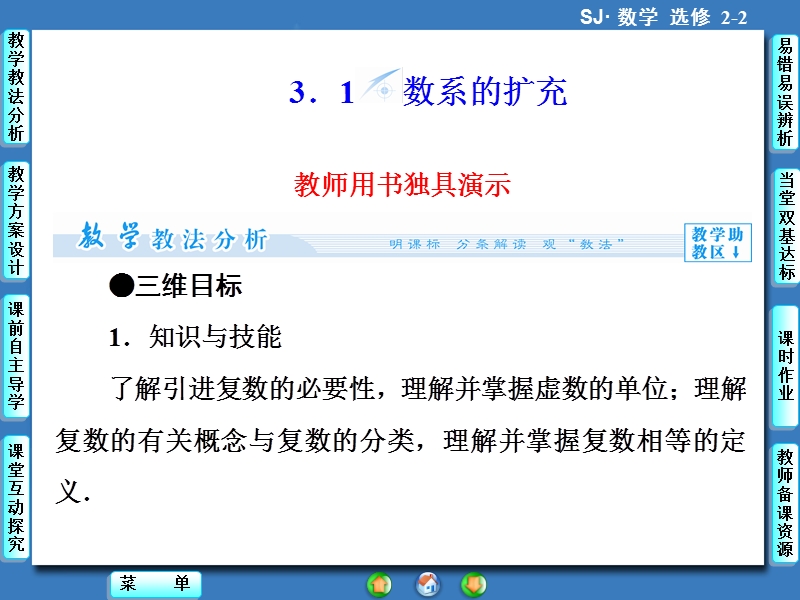 【课堂新坐标，同步教学参考】高中苏教版  数学课件选修2-2 第3章-3.1.ppt_第2页