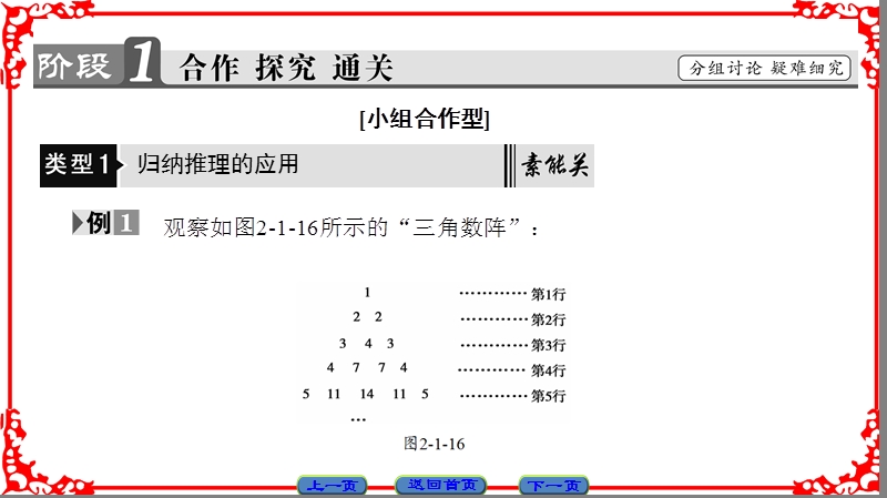 【课堂新坐标】高中数学苏教版选修2-2课件： 第2章 2.1.3　推理案例赏析.ppt_第3页