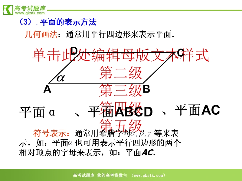 《平面的基本性质与推论》课件5（37张ppt）（新人教b版必修2）.ppt_第3页