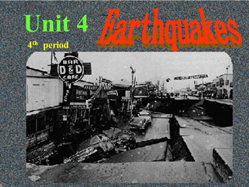 高一英语新人教版必修一课件：unit4 earthquakes- listening,reading ii and talking.ppt_第1页