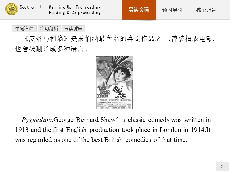 【测控指导】2018版高中英语人教版选修8课件：4.1 warming up pre-readingreading & comprehending.ppt_第2页