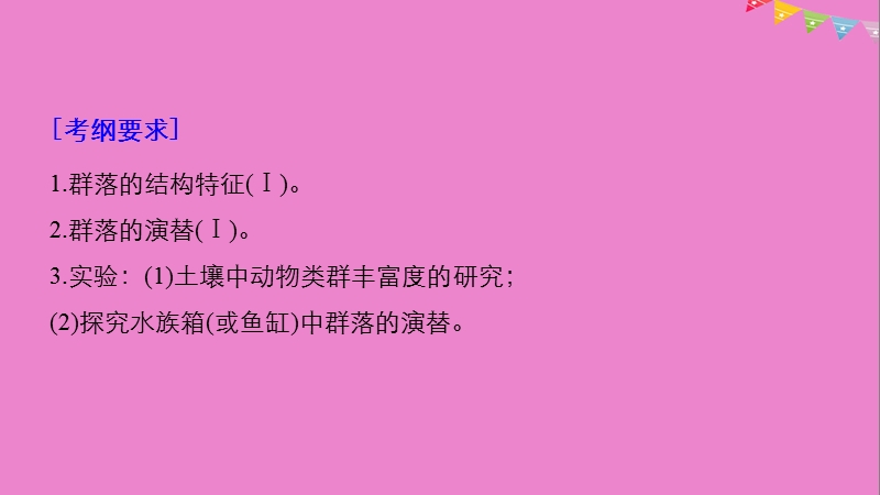 2019版生物高考大一轮复习 第九单元 生物与环境 第29讲 群落的相对稳定课件 北师大版.ppt_第2页