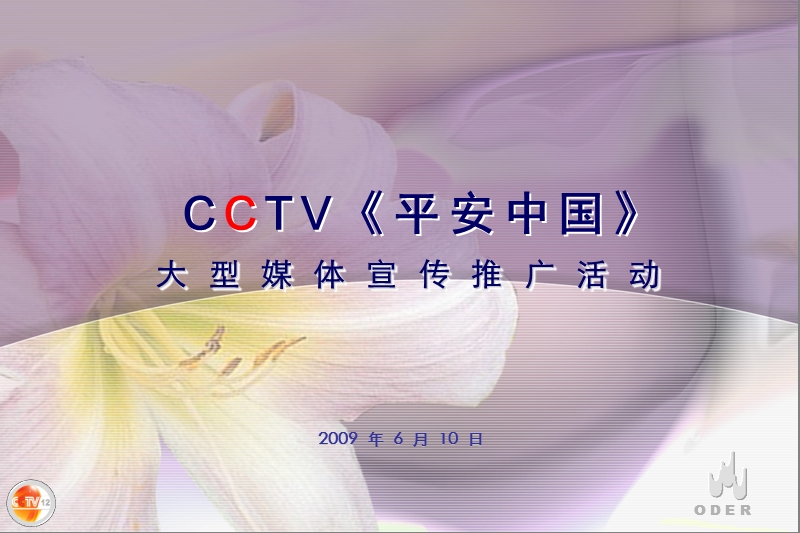 2009cctv《平安中国》大型媒体宣传推广活动-51p.ppt_第1页