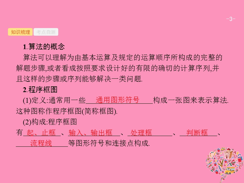 2019高考数学一轮复习 10.1 算法初步课件 理 新人教b版.ppt_第3页