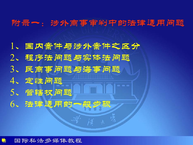 f1涉外商事审判中的法律适用问题.ppt_第1页