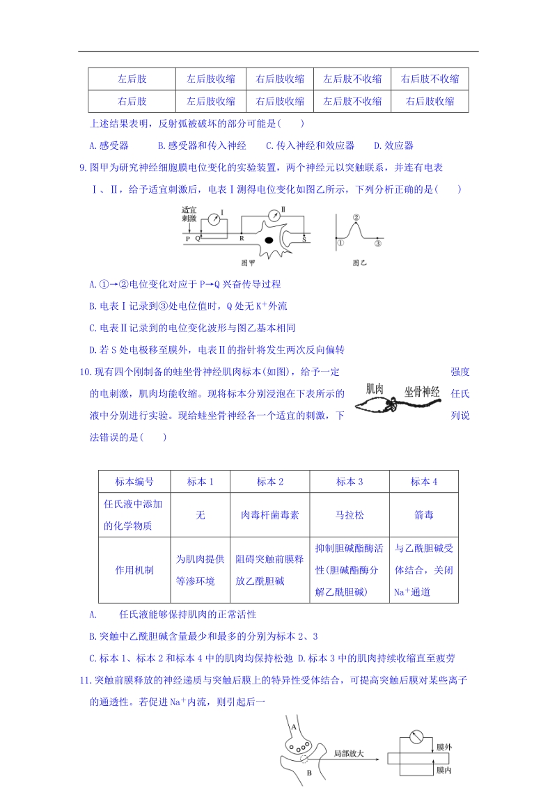 河北省临漳县第一中学2018届高三上学期周考生物测试题十四 word版缺答案.doc_第3页