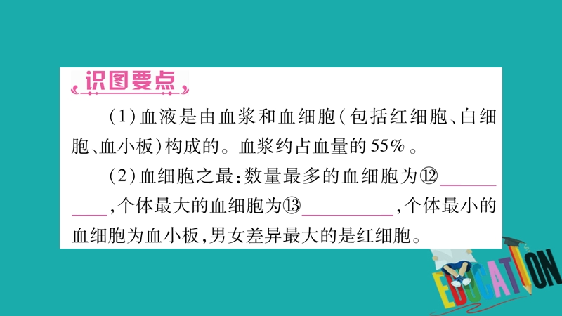 2018中考生物总复习 教材考点梳理 七下 第4单元 第4章 人体内物质的运输课件 新人教版.ppt_第3页