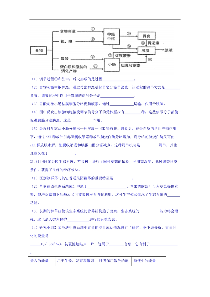 山西省太原市2018届高三3月模拟考试（一）理综生物试题 word版含答案.doc_第3页