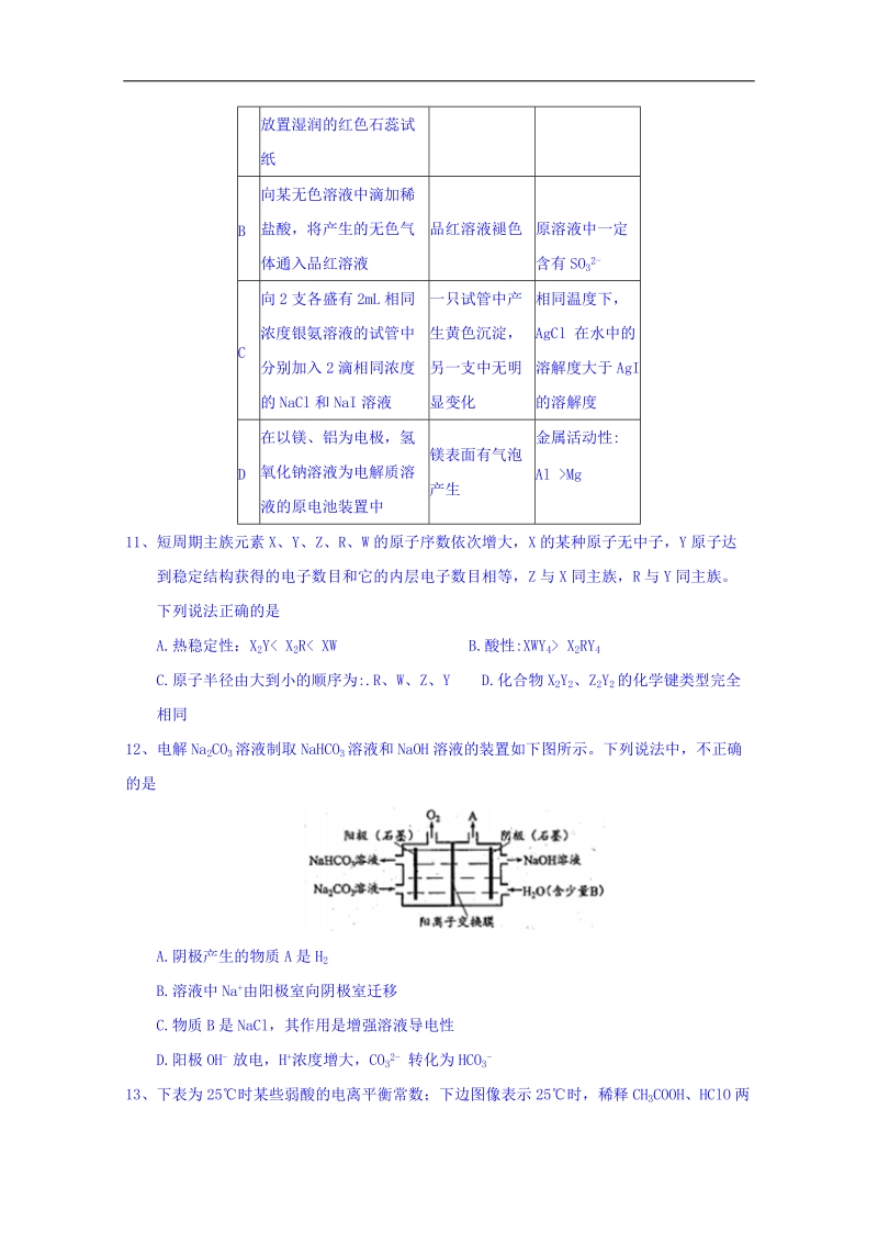 四川省乐山市2018届高三第二次调查研究考试理综化学试题 word版含答案.doc_第2页