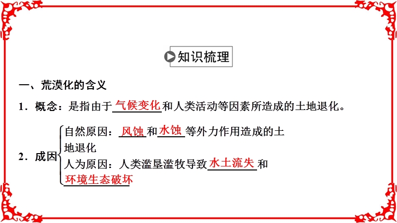 2018年高考地理一轮复习学案讲解第3部分第10章第1讲荒漠化的桅与治理—以我国西北地区为例.ppt_第3页