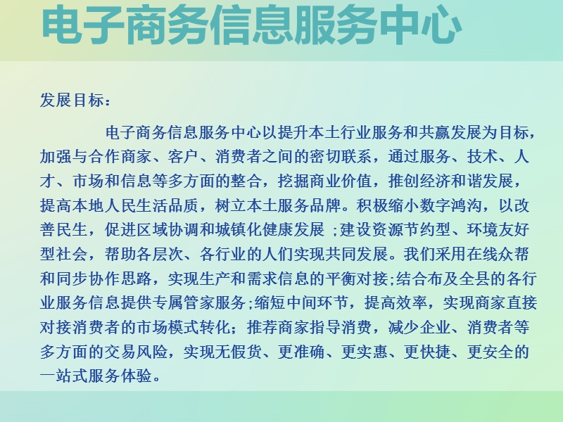 电子商务信息服务中心.ppt_第1页