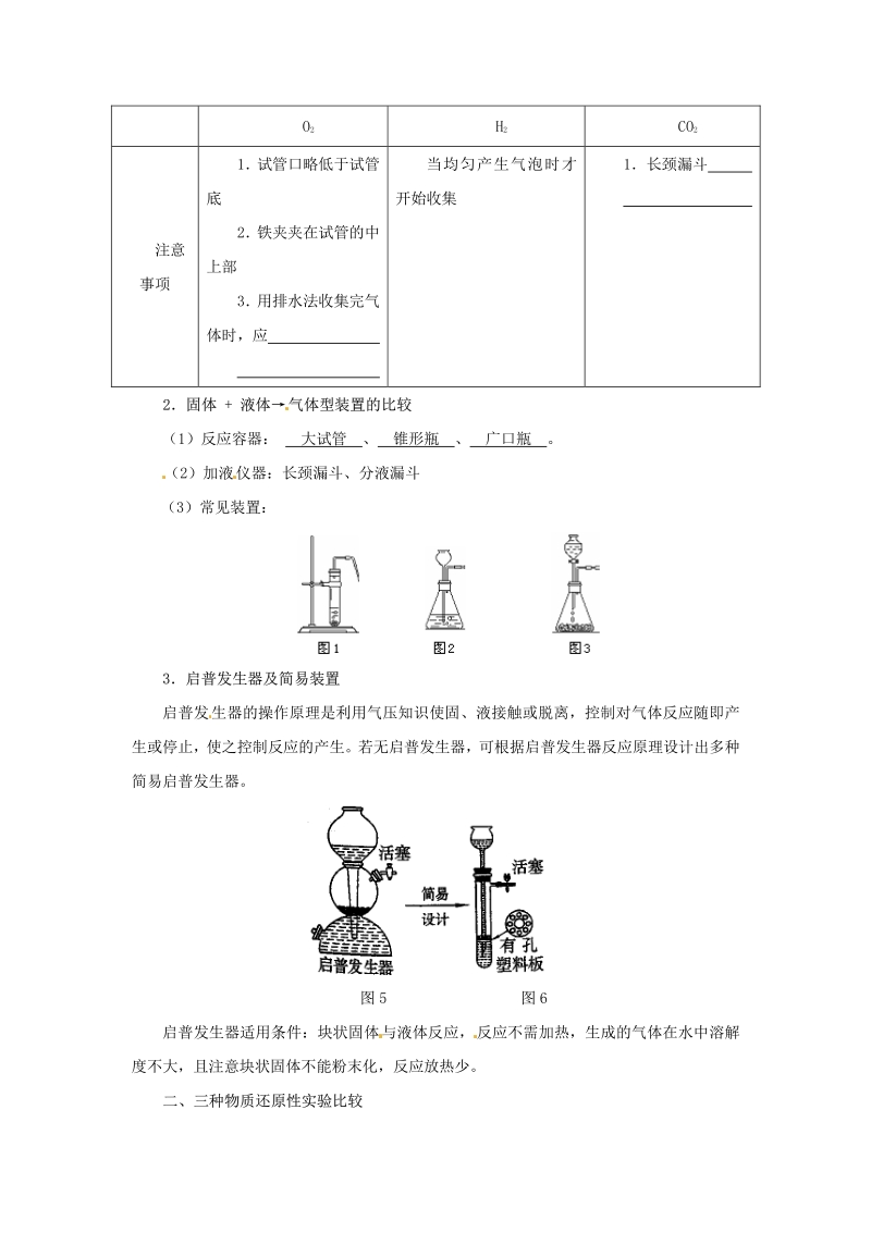 1.初高中化学衔接——常见气体的制备与性质.pdf_第2页