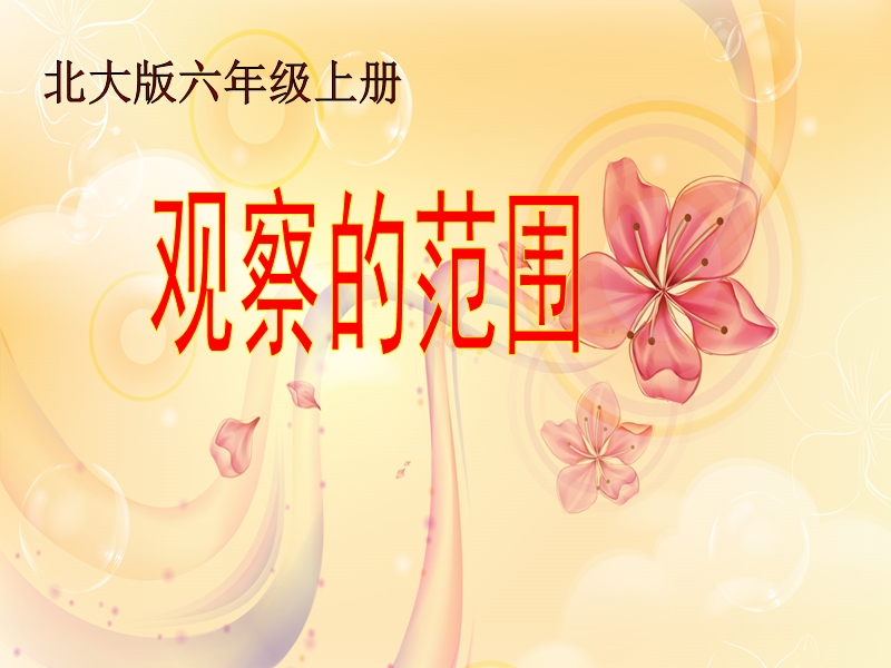 北师大版数学六年级上册《观察的范围》2课件-（一）.ppt_第1页