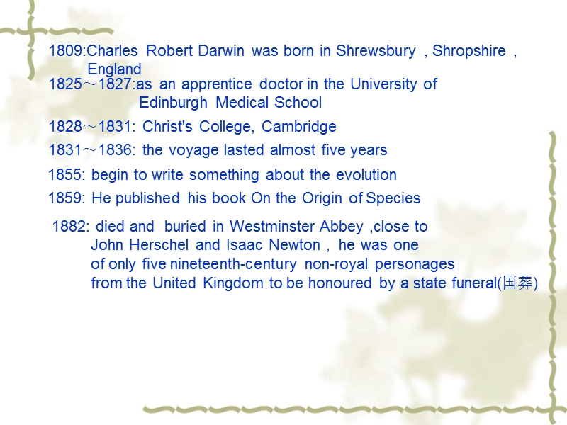 达尔文和他的进化论-英文-darwin-and-his-masterpiece-《the-origin-of-species-》.ppt_第3页