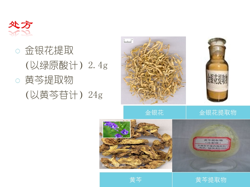 银黄颗粒的研制.ppt_第3页