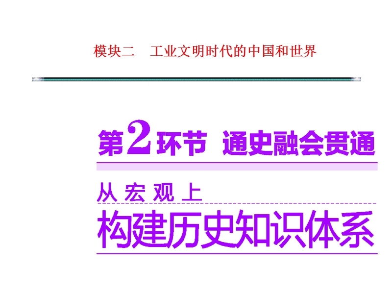 2015高考历史二轮复习：三-五四运动后的中国——新民 主主义革 命的伟大胜利.ppt_第2页