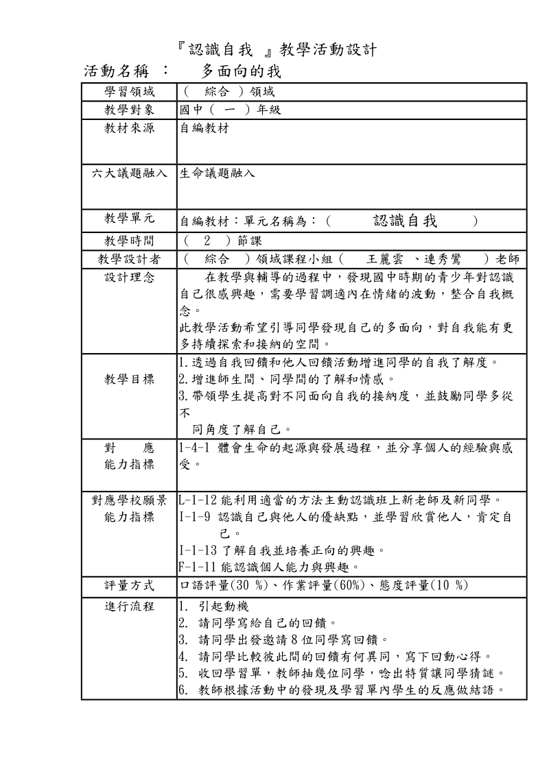 认识自我(5).doc_第1页