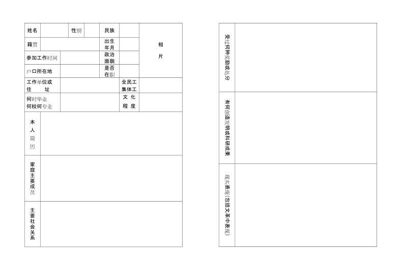 聘用干部审批表.doc_第1页