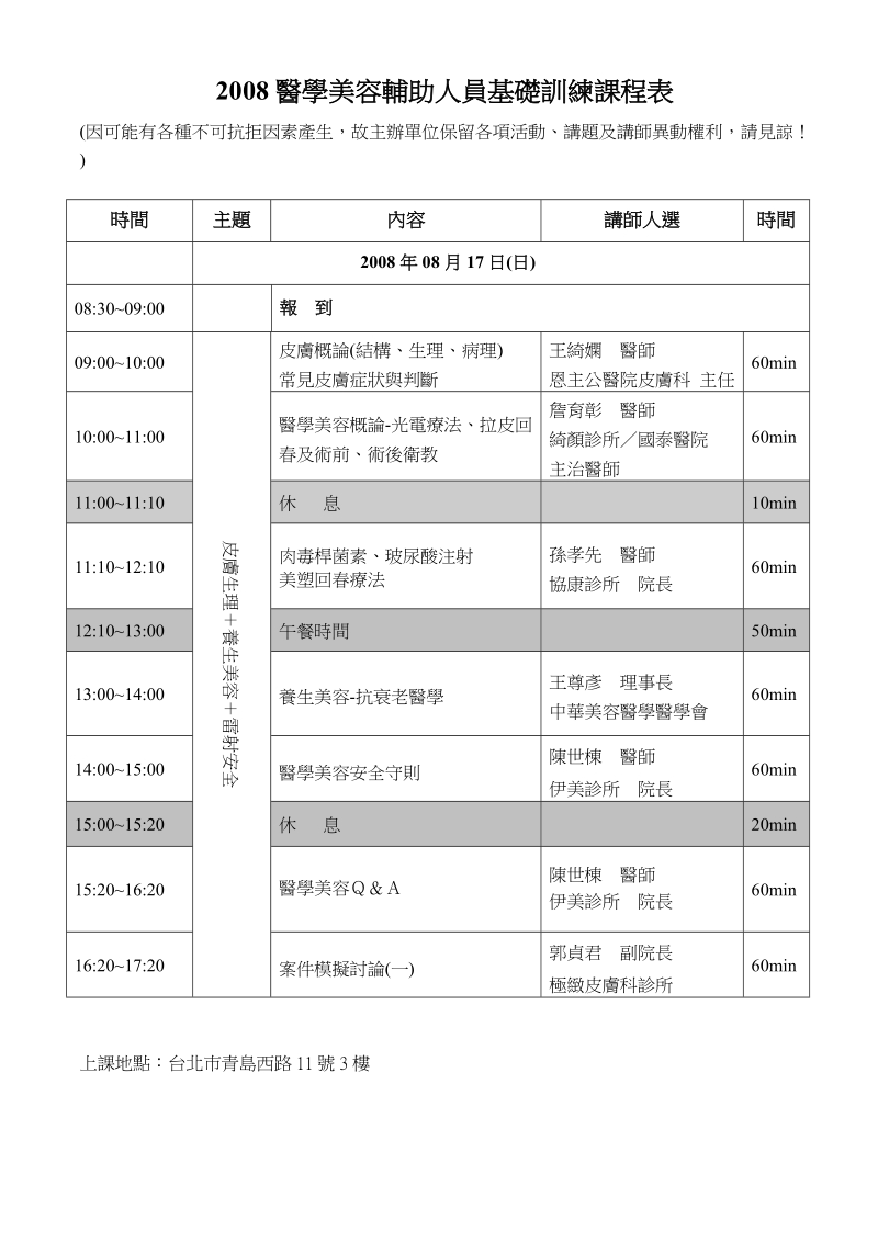 全方位医学美容护理研讨会.doc_第2页