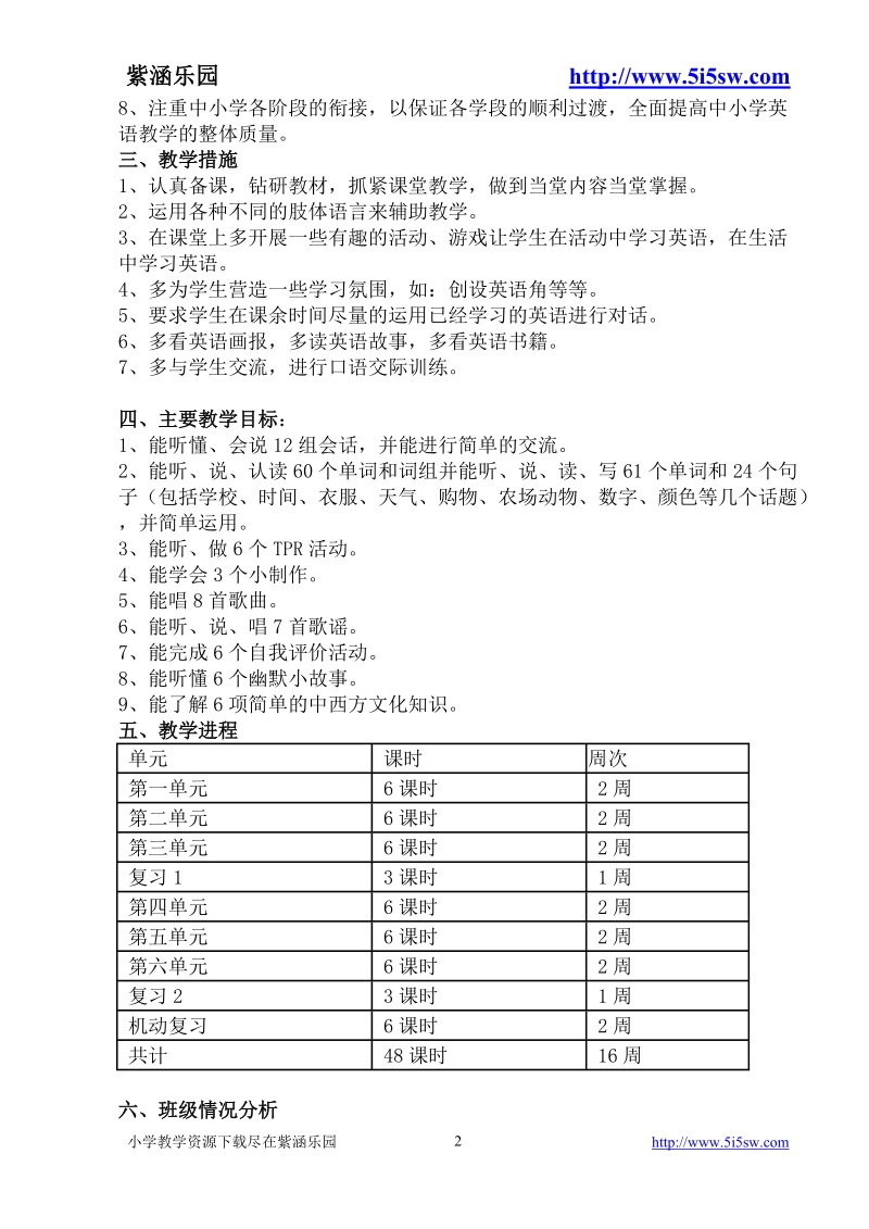 人教版pep小学四年级英语下册全册教案doc合集.doc_第2页