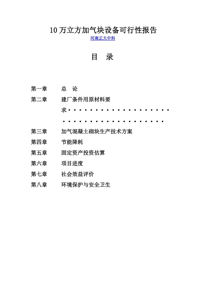 10万立方加气块可行性报告.doc_第1页