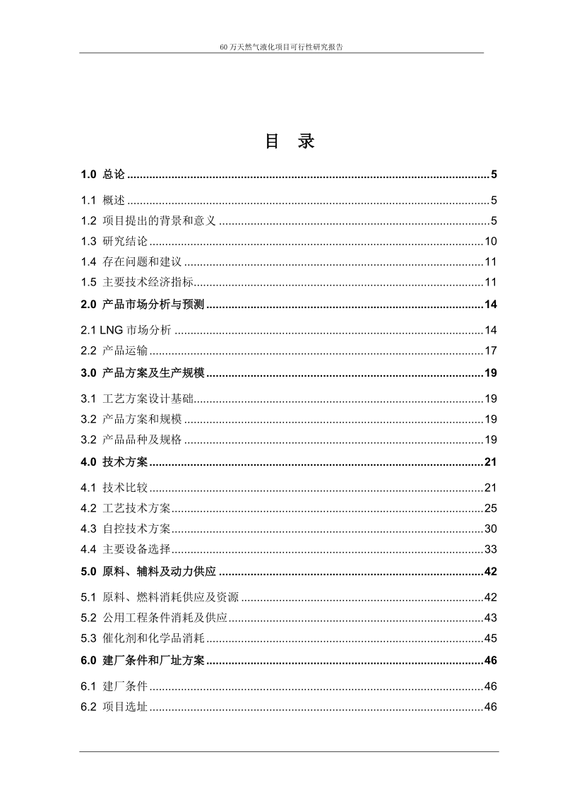 60万lng天然气液化项目可研报告.doc_第2页