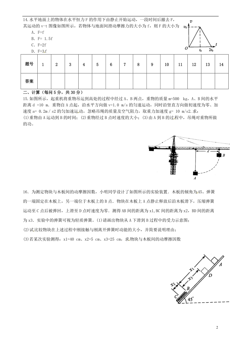 江苏省沭阳县银河中学高二物理周周练试题（十四）.doc_第2页