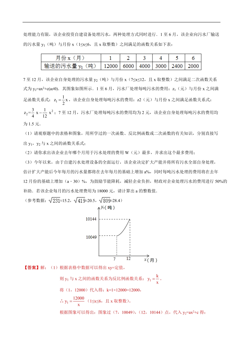 全国各地2012年中考数学分类解析(159套63专题)专题23_二次函数的应用(实际问题).doc_第3页