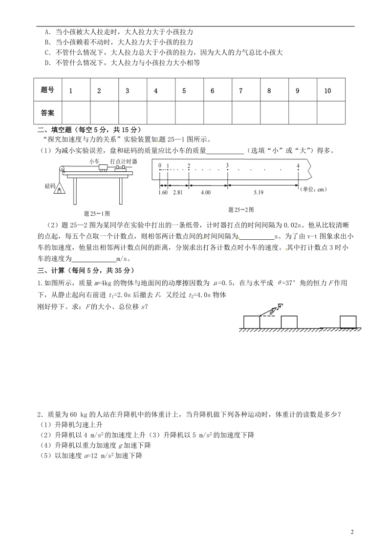 江苏省沭阳县银河中学高二物理周周练试题（十一）.doc_第2页