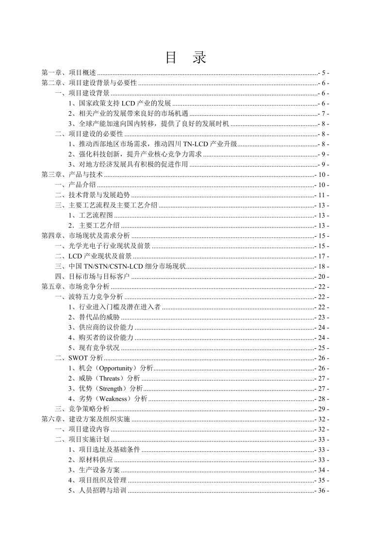 stn-lcd液晶显示器项目可行性研究报告.doc_第2页