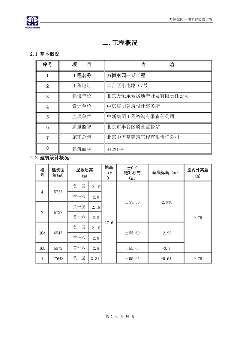 万恒家园一期工程装修方案.doc_第3页