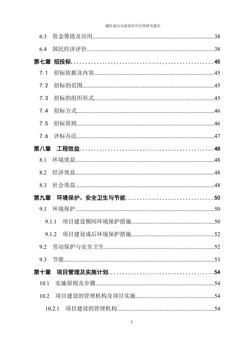 城区雨污分流项目可行性研究报告.doc_第3页