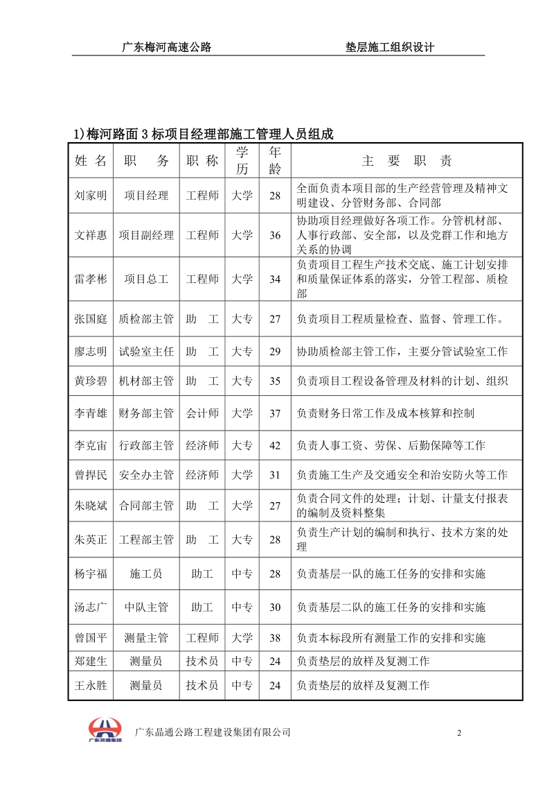 垫层施工组织设计.doc_第2页