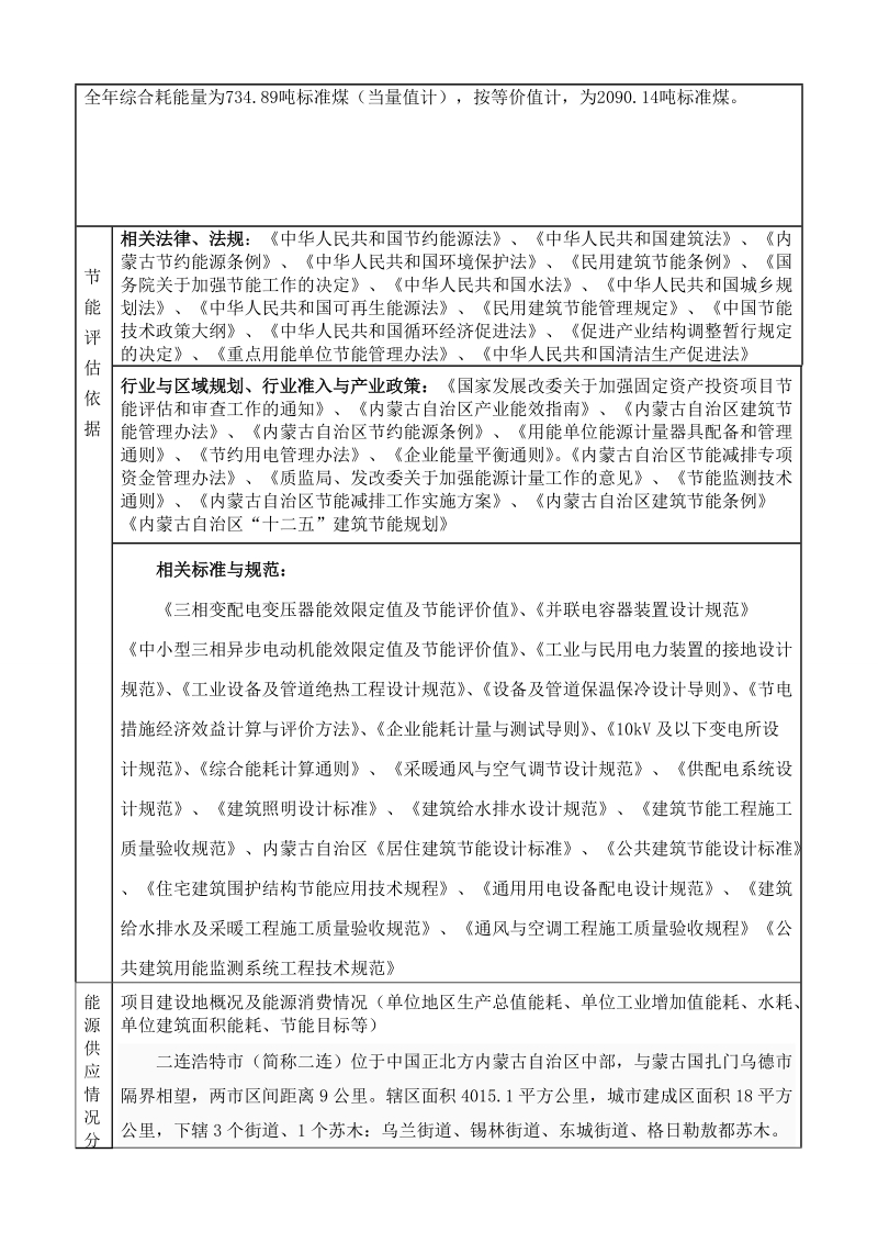 二连市铸球、衬板加工节能评估报告书.doc_第3页