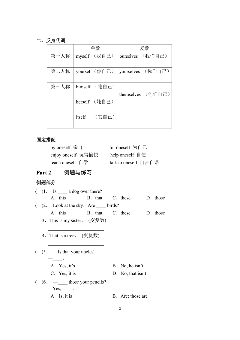 指示代词与反身代词讲义.doc_第2页