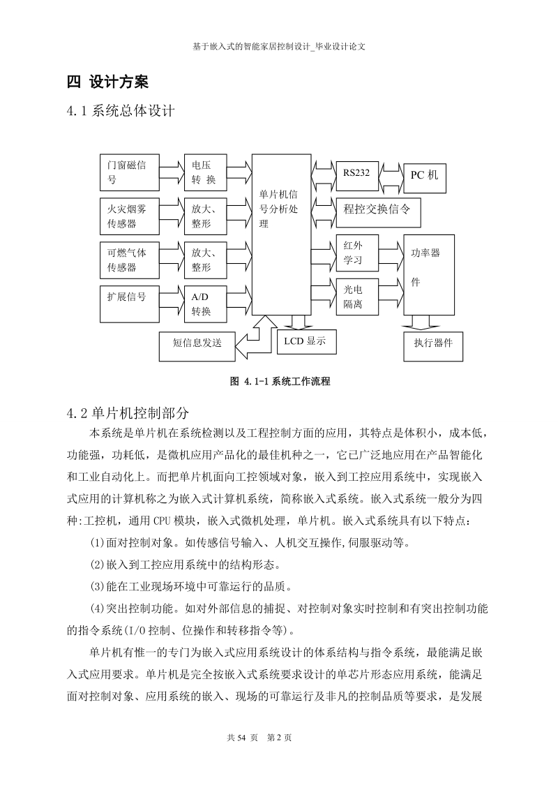 基于嵌入式的智能家居控制设计_毕业设计论文.doc_第2页