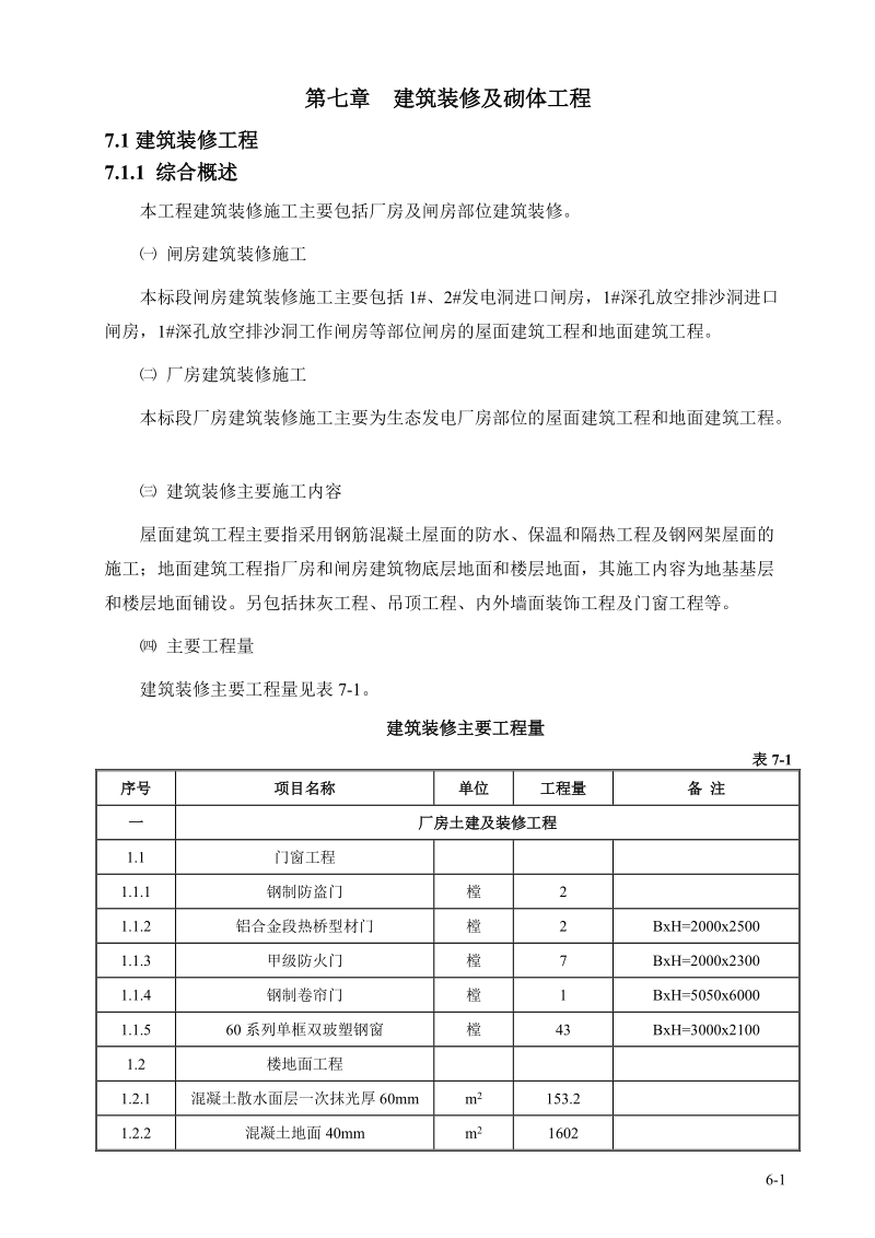 建筑装修及砌体工程施工组织设计.doc_第1页