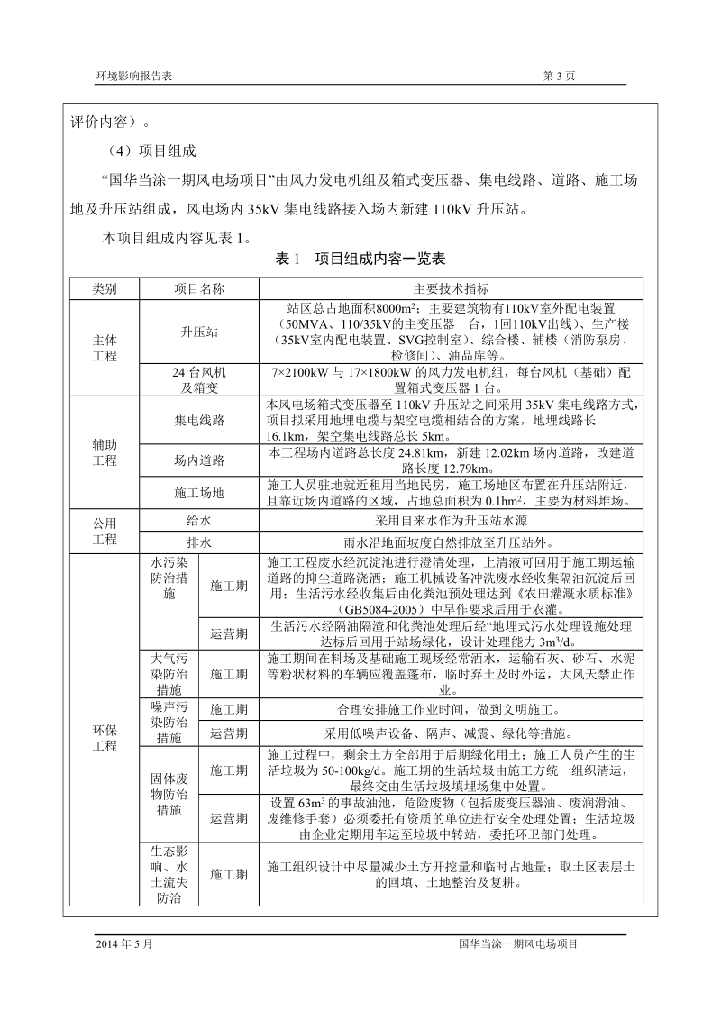 当涂风电场建设项目环境影响评价报告.doc_第3页