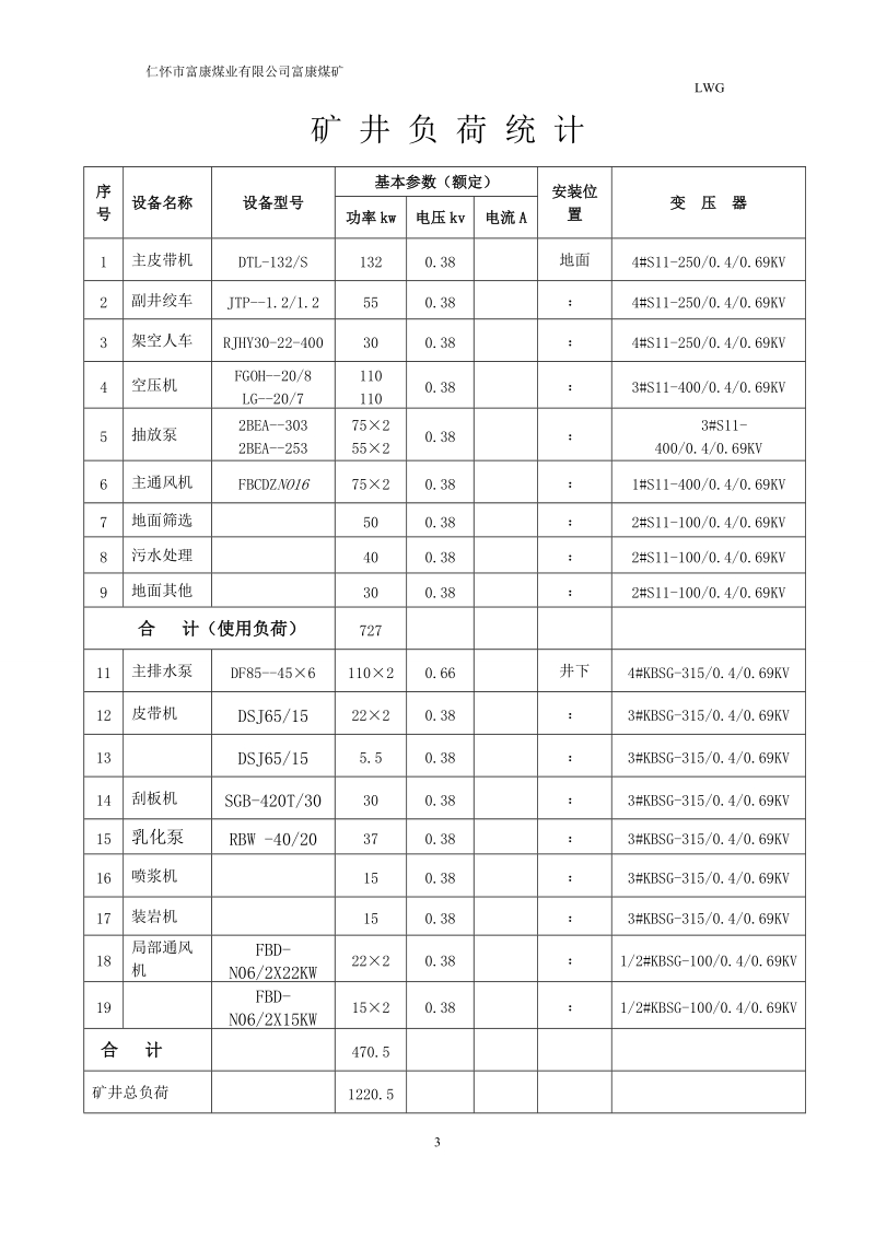 富康煤矿井供电设计.doc_第3页