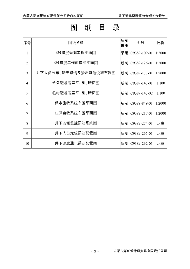 碓臼沟煤矿井下紧急避险系统专项初步设计.doc_第3页