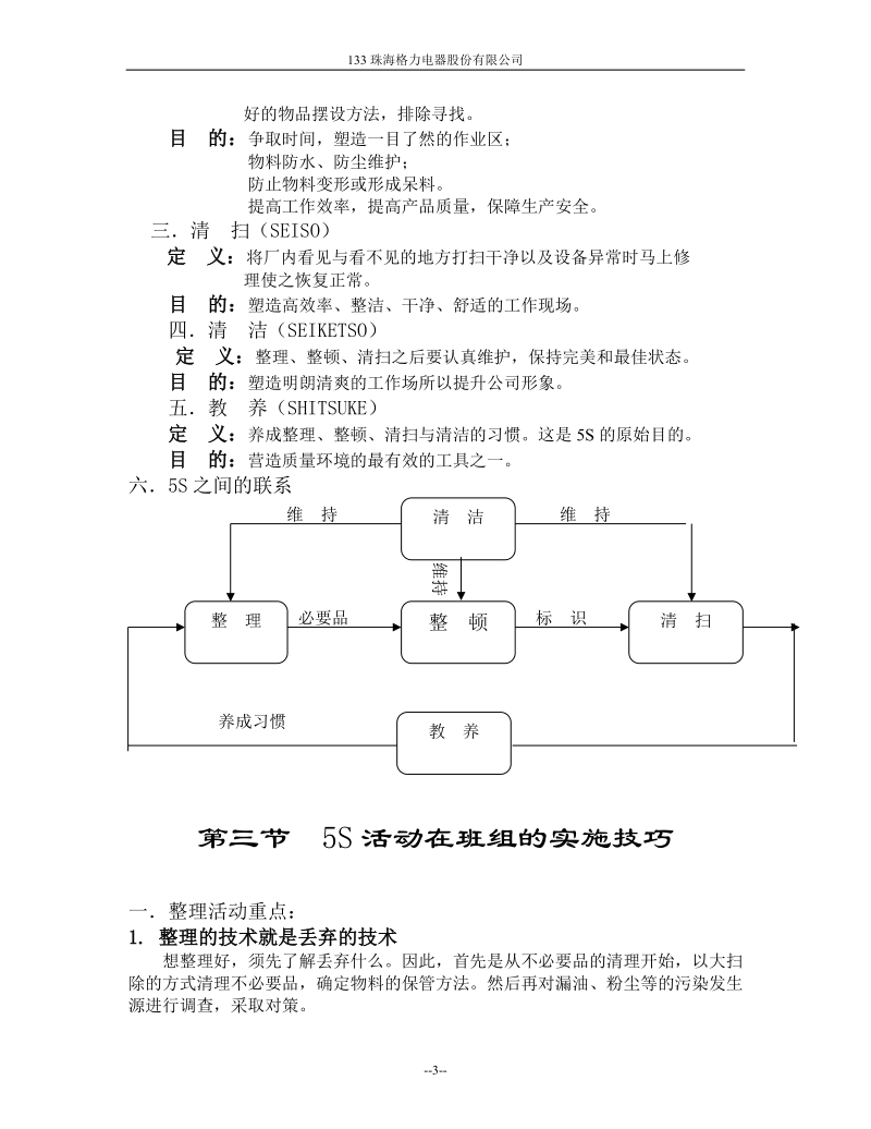 班组长培训系列教材：5s管理技巧.doc_第3页